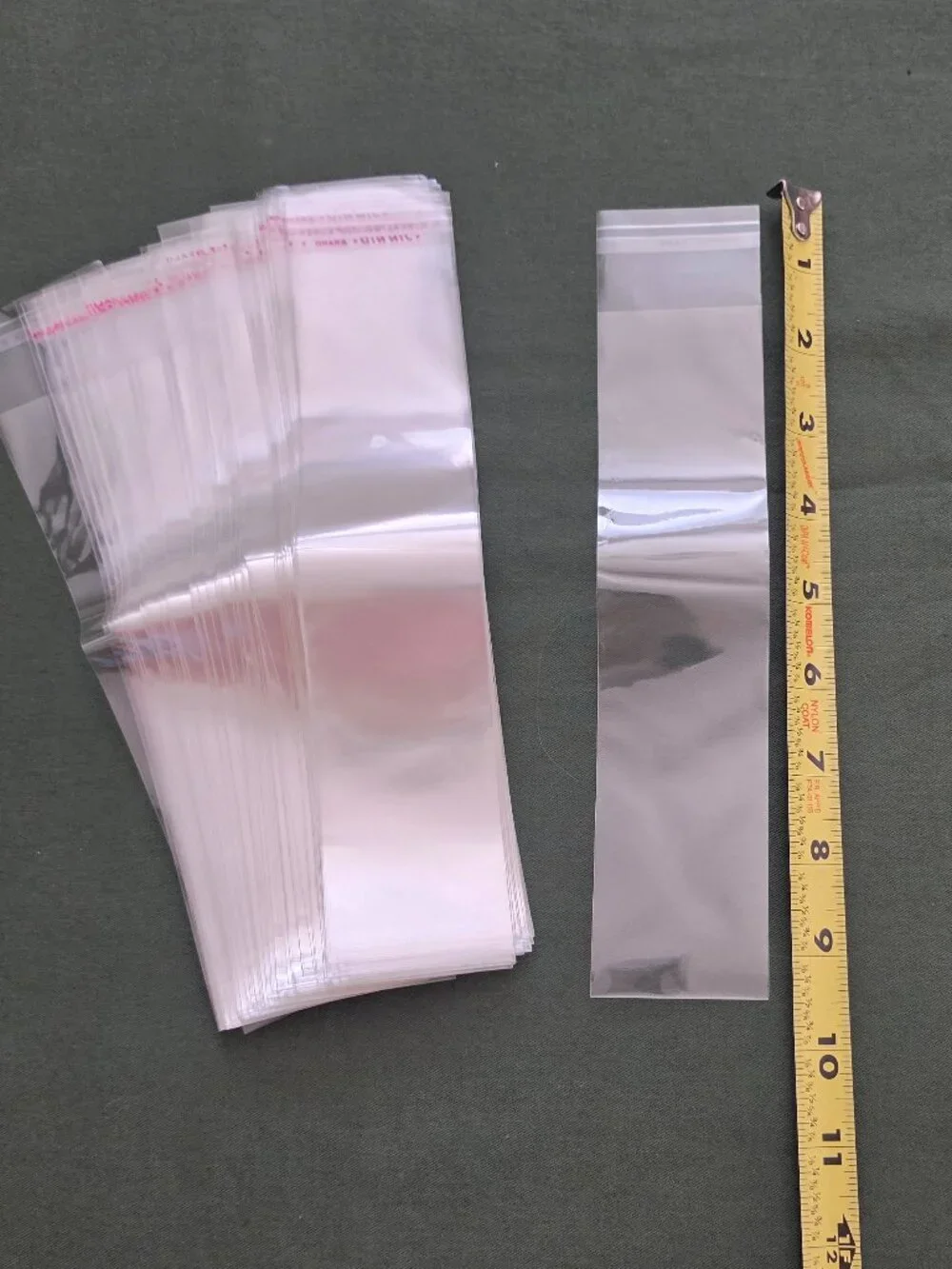 Self Sealing Adhesive Resealable Clear Cellophane Bags Set of 99 New